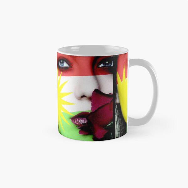 Item preview, kurdish girl,kurdistan flag designed and sold by KurdishShops.