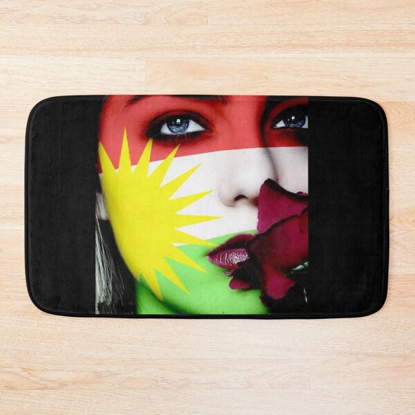 Item preview, kurdish girl,kurdistan flag designed and sold by KurdishShops.