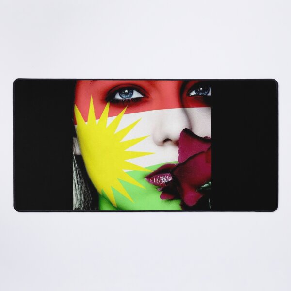 Item preview, kurdish girl,kurdistan flag designed and sold by KurdishShops.