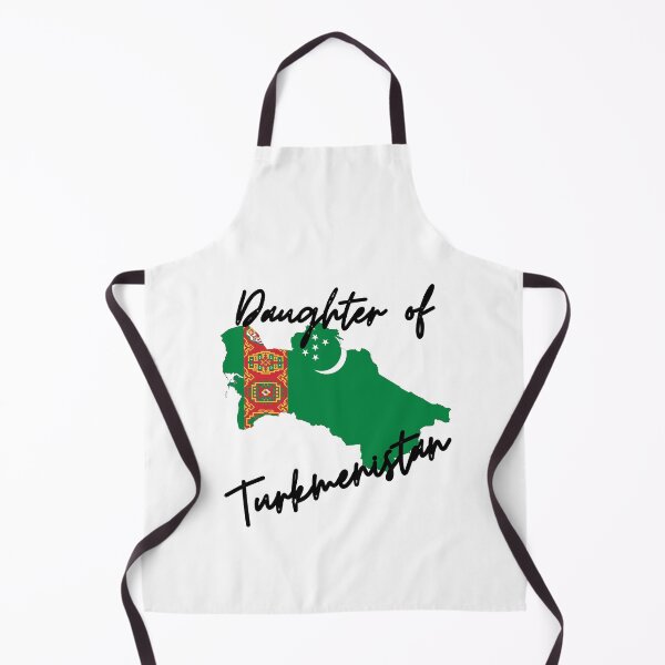Item preview, Daughter of Turkmenistan Map Flag designed and sold by NovawayDirect.