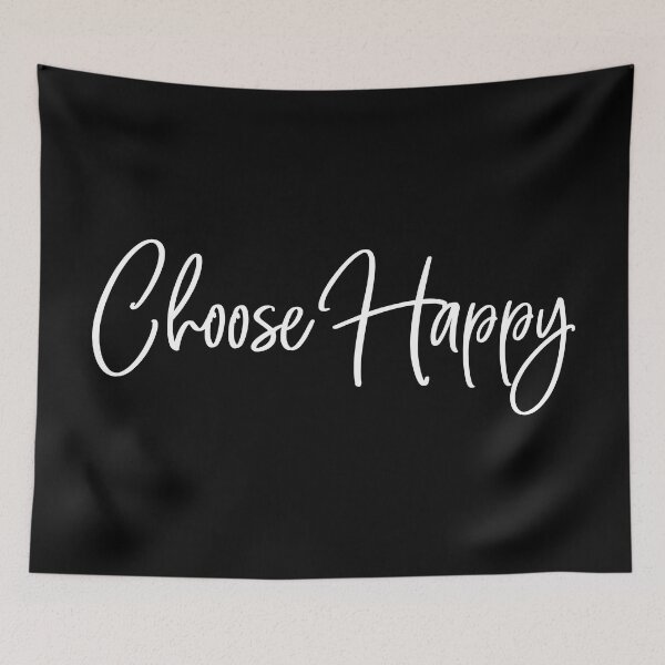 Item preview, Choose Happy - handwritten designed and sold by heyluckyseven.