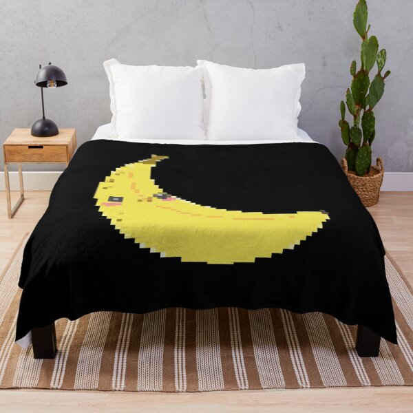 Item preview, Cute pixel art banana with eyes designed and sold by PrintsyGal.