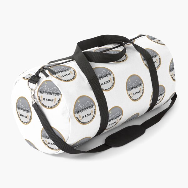 Item preview, Happiness Is A Day Spent Hiking With My Dog, outdoor adventure, designed and sold by oufa.