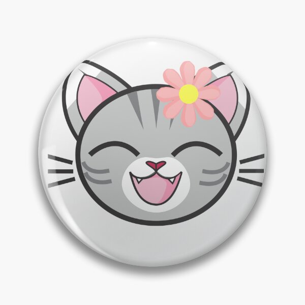 Item preview, Sweet smiling cat face designed and sold by EMIPRINCESS.