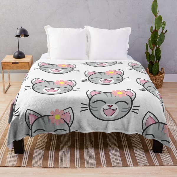Item preview, Sweet smiling cat face designed and sold by EMIPRINCESS.
