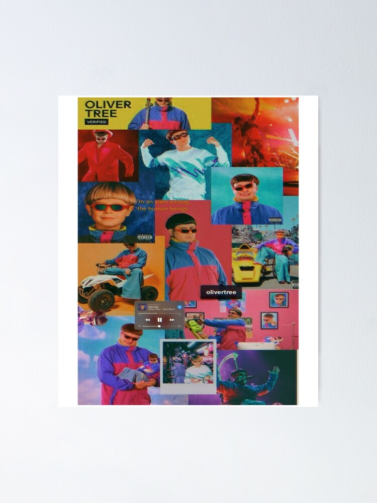 Oliver Tree baby with Oliver Tree father Premium  Poster for Sale