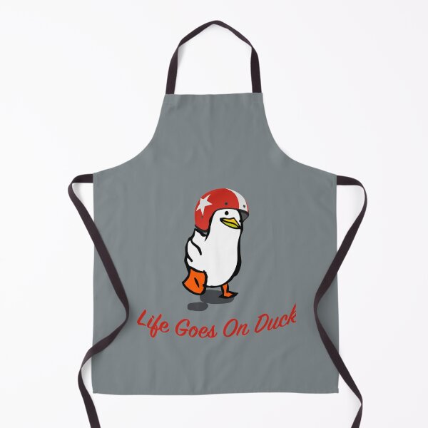 Item preview, Life goes on duck with helmet designed and sold by EldritchArts09.