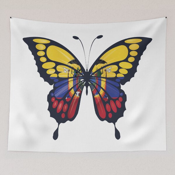 Item preview, Equador Butterfly Papilio Flag  designed and sold by RahallusNtx.