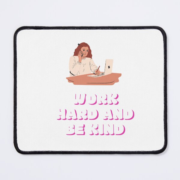Item preview, Work Hard and Be Kind designed and sold by DoraHappy.