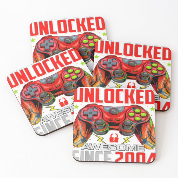 Item preview, Level 18 Unlocked Awesome Since 2004 18th Birthday Gaming designed and sold by selimane.