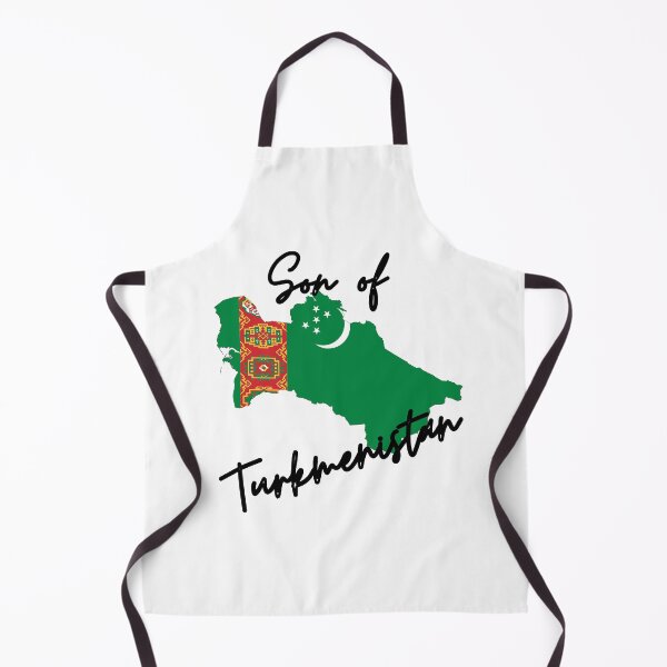 Item preview, Son of Turkmenistan Map Flag designed and sold by NovawayDirect.