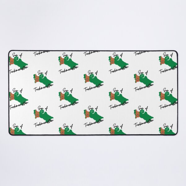 Item preview, Son of Turkmenistan Map Flag designed and sold by NovawayDirect.