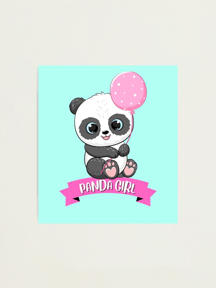 Cute Panda Loving Girl | Love Pandas | Baby Panda Girl Cute Panda Loving Girl | Love Pandas | Baby Panda Girl
