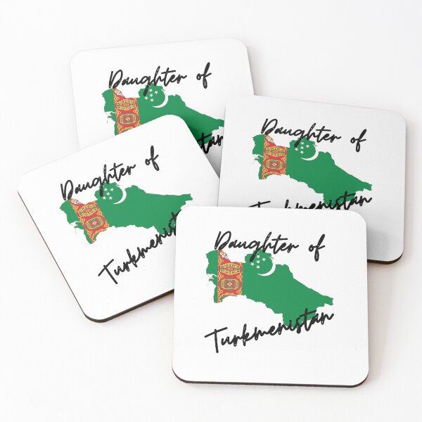 Item preview, Daughter of Turkmenistan Map Flag designed and sold by NovawayDirect.