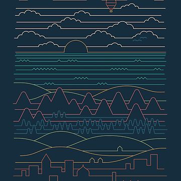 Artwork thumbnail, Linear Landscape by thepapercrane