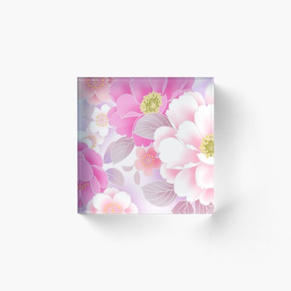Item preview, Patrón de flores rosadas designed and sold by BenSmithz.