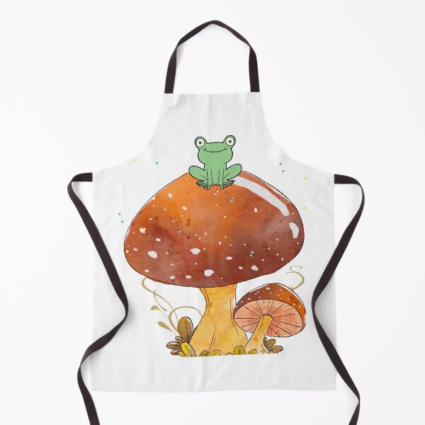Item preview, Mushroom Fantasy Mid Century Modern MCM Shrooms Frog King designed and sold by Drnksuzys.