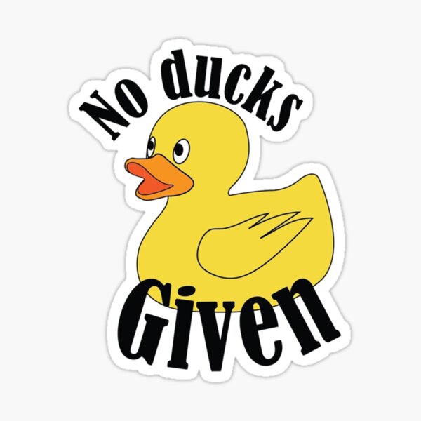Turbo Duck Sticker Set