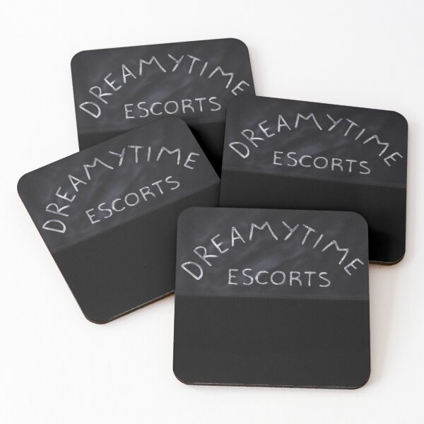 Item preview, Dreamytime Escorts (as scrawled on the back of Ade’s donkey jacket - screen accurate) -  Mr Jolly Lives Next Door Inspired designed and sold by RetroTeeStudio.