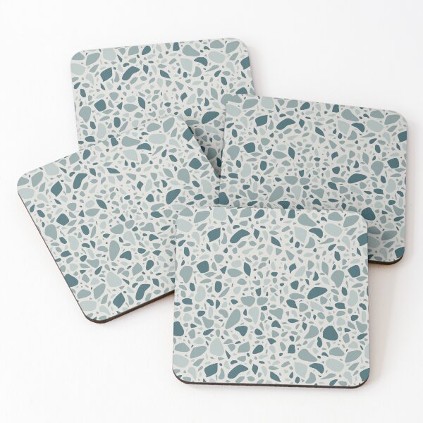 Item preview, Terrazzo Pattern (blue-green color) designed and sold by viri-dotory.