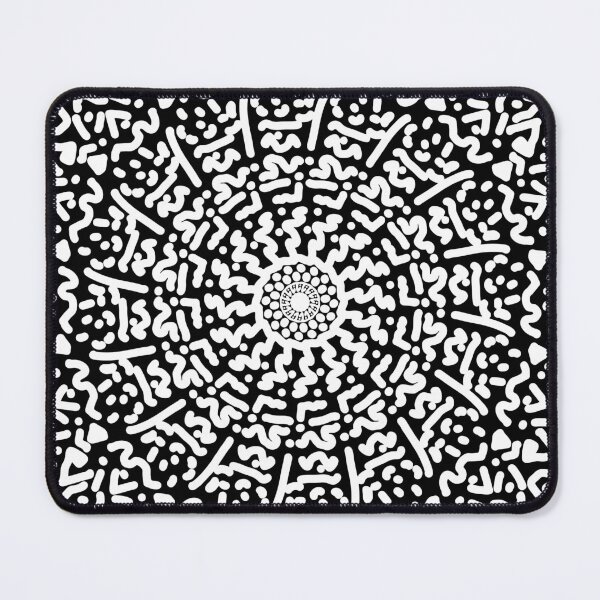 Item preview, Hand drawn mandala doodle glyphs white edition. designed and sold by angelisart.