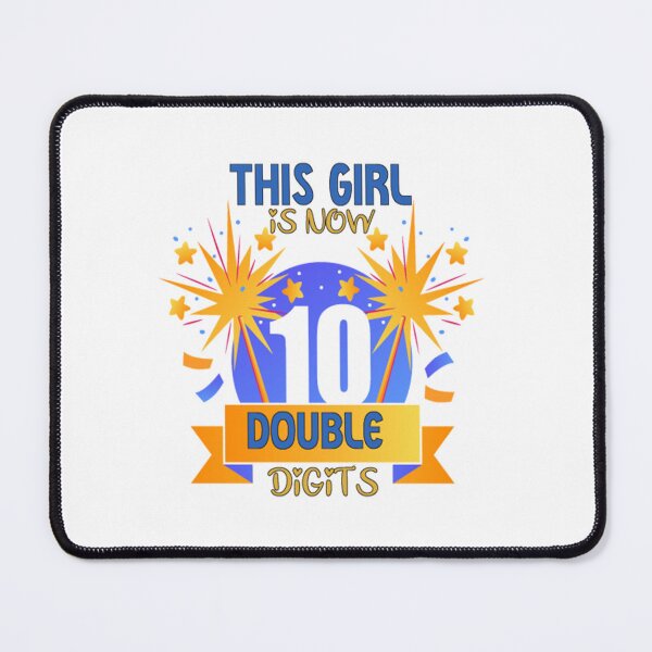 Item preview, This Girl Is Now 10 Double Digits, Princess Balloons Shirt T-Shirt designed and sold by bestdesigns2020.