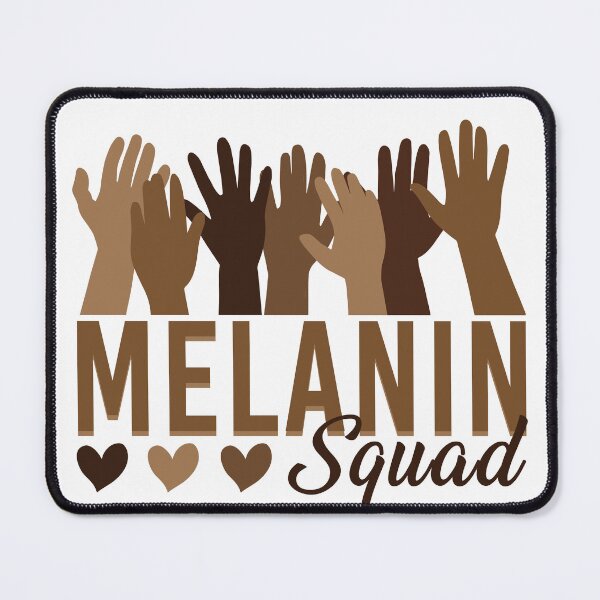 Item preview, Melanin Squad Shades of Brown Hands Black Pride Melanin Afro designed and sold by Dream-bubble.
