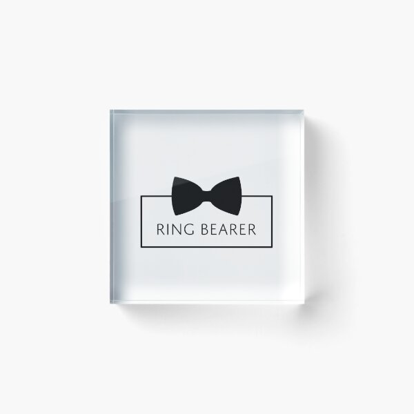 Item preview, Ring bearer Wedding party Bow tie Ring security  designed and sold by KateBilous.