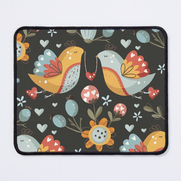 Item preview, boho botanical bird pattern designed and sold by boholove101.