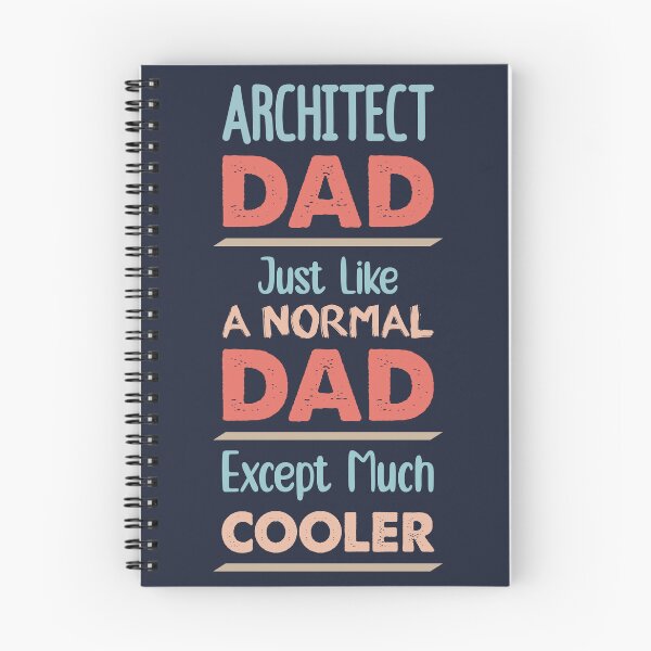 Item preview, Architect Dad Just Like A Normal Dad Except Much Cooler - Funny Architect quote gift idea For Men and Women designed and sold by Mmmm3344.