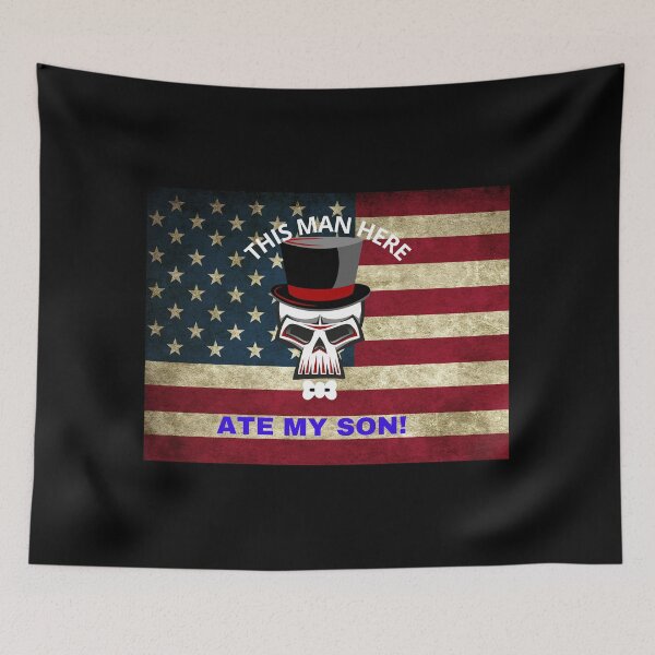Item preview, Skull This Man Ate My Son designed and sold by SolSel ⭐⭐⭐⭐⭐.