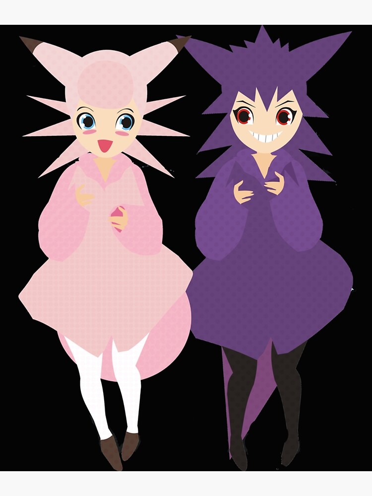 Theory Clefable and Gengar by Jorge5H on DeviantArt