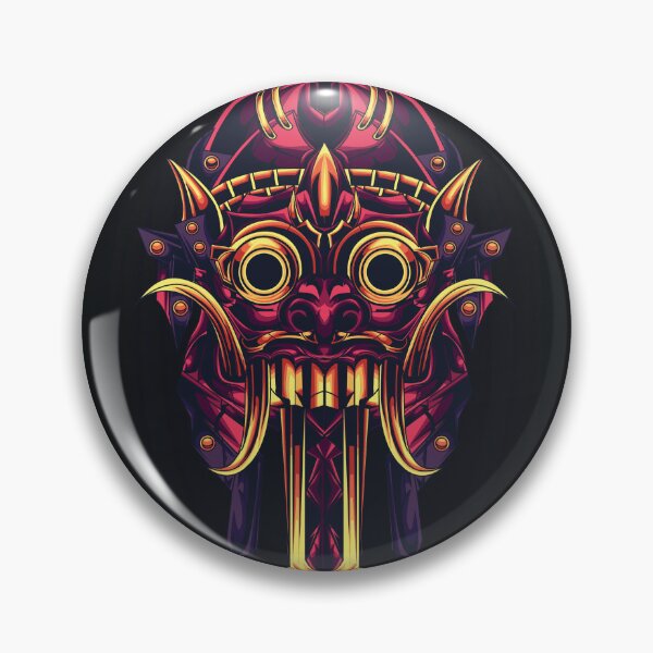 Item preview, Balinese Mask Neon designed and sold by Atheneadesign.