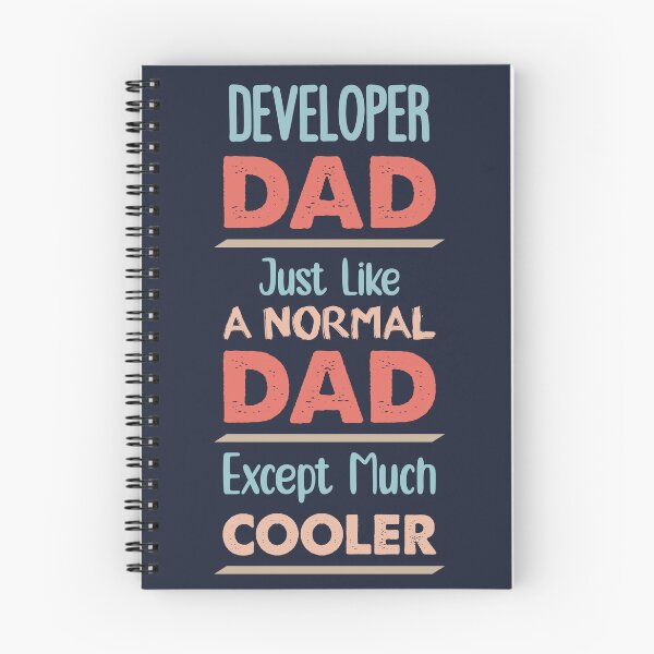Item preview, Developer Dad Just Like A Normal Dad Except Much Cooler - Funny Developer quote gift idea For Men and Women designed and sold by Mmmm3344.