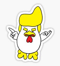 Pegatina Trump Rooster Chicken