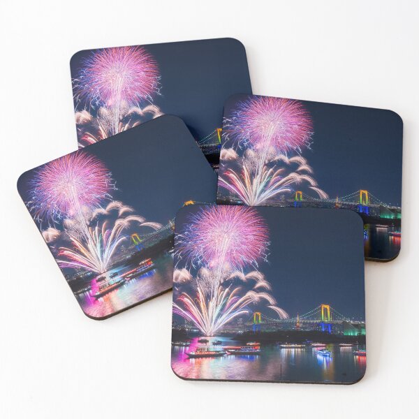Item preview, Fireworks over the river. designed and sold by Ettenhuber.