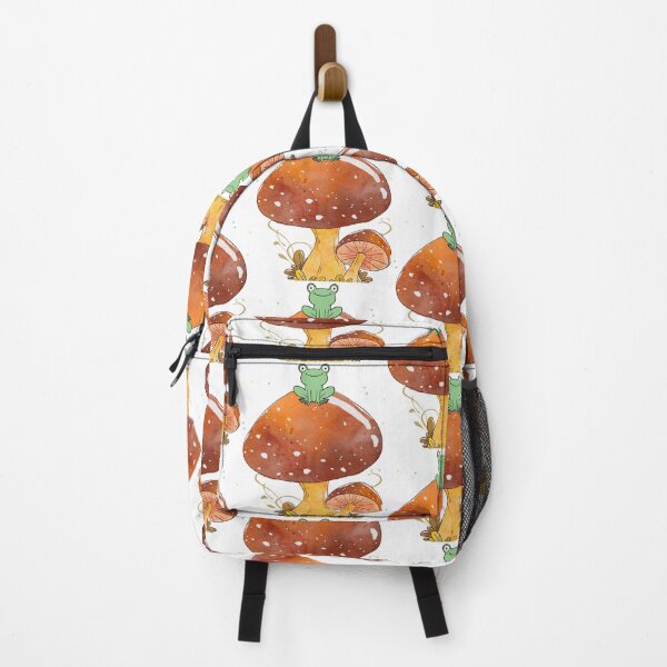 Item preview, Mushroom Fantasy Mid Century Modern MCM Shrooms Frog King designed and sold by Drnksuzys.