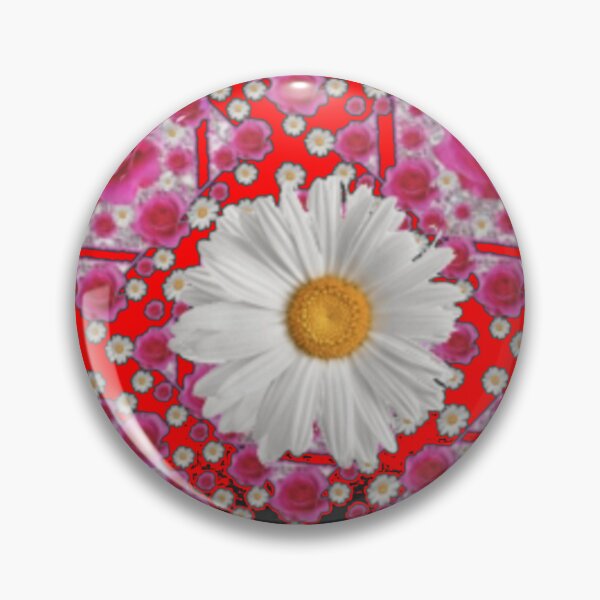 Item preview, SHASTA DAISY ABSTRACT ROSE GARDEN PATTERN designed and sold by sharlesart.