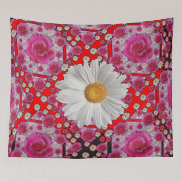 Item preview, SHASTA DAISY ABSTRACT ROSE GARDEN PATTERN designed and sold by sharlesart.