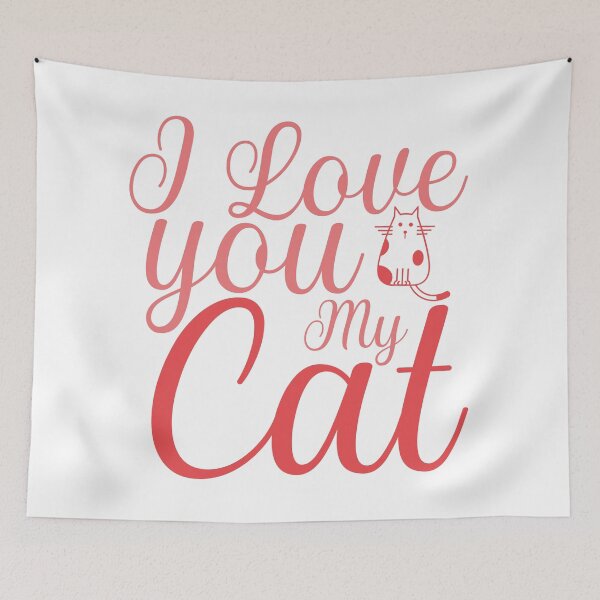 Item preview, I LOVE YOU MY CAT designed and sold by Valifer.