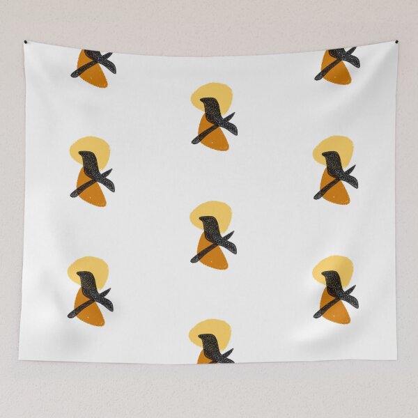 Item preview, Minimalist bird on a branch designed and sold by Quirknmore.
