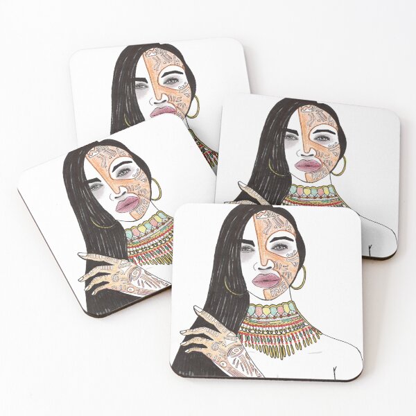 Artikelvorschau, Schöne afrikanische Frau langes schwarzes Haar Einzigartige Kunst entworfen und verkauft von HighArtDesigns.