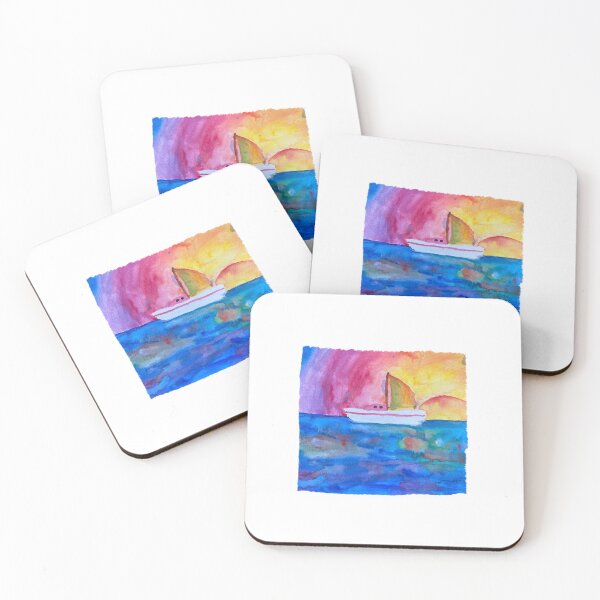 Item preview, Sailboat by sunset designed and sold by Savanna Holden.