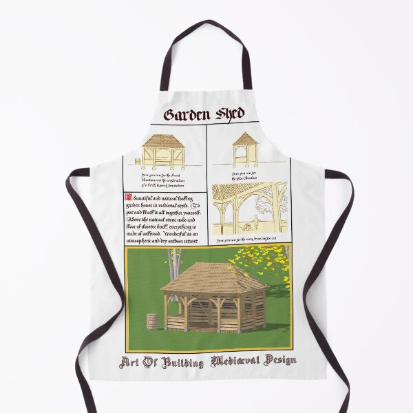 Item preview, Medieval Garden Shed Design Transparant designed and sold by R-Verouden.