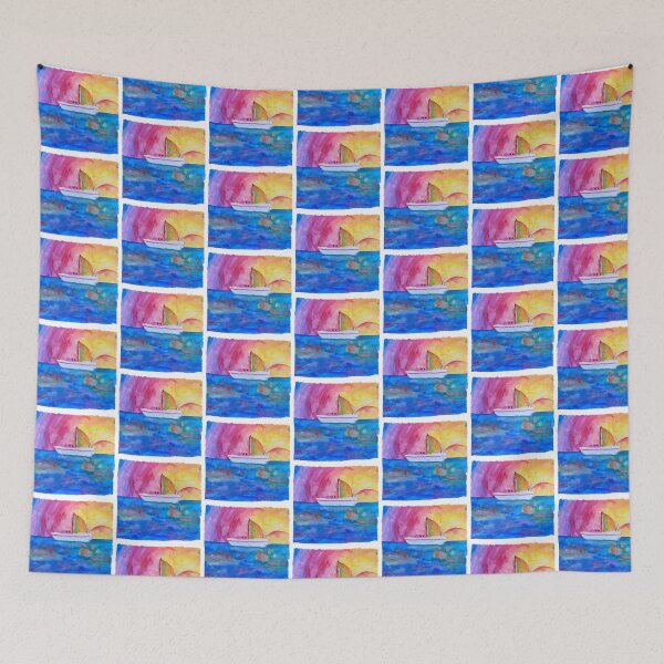 Item preview, Sailboat by sunset designed and sold by Savanna Holden.