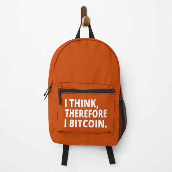 Item preview, I think, therefore I bitcoin  designed and sold by koshodesign.