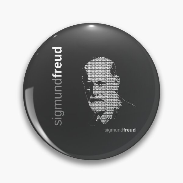 Item preview, Sigmund Freud typographic poster designed and sold by CMYKStudio.