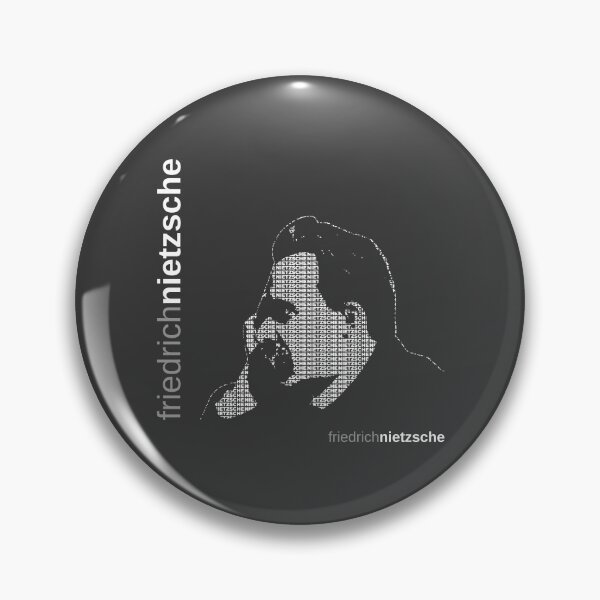 Item preview, Friedrich Nietzsche typographic poster designed and sold by CMYKStudio.