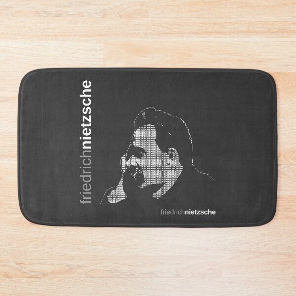 Item preview, Friedrich Nietzsche typographic poster designed and sold by CMYKStudio.