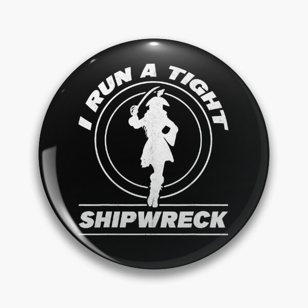 Item preview, I Run A Tight Shipwreck Caribbean Freebooter Female Pirate T-Shirt designed and sold by duselsvmon.